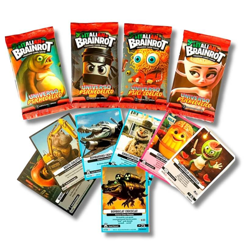 Skifidol Italian BrainRot Universo Psichedelico (bustina da 7 carte)